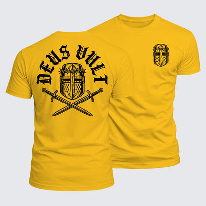 Luxe Mercerized Cotton Tee - Deus Vult