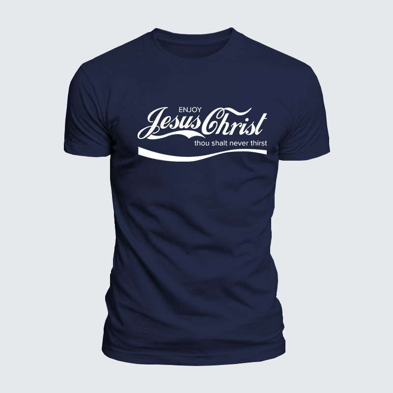 Luxe Mercerized Cotton Tee - Enjoy Jesus