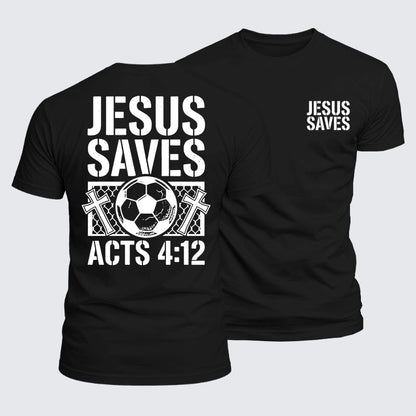 Luxe Mercerized Cotton Tee -  Jesus Saves