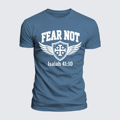 Luxe Mercerized Cotton Tee - Fear Not Isaiah 41:10