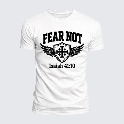 Luxe Mercerized Cotton Tee - Fear Not Isaiah 41:10
