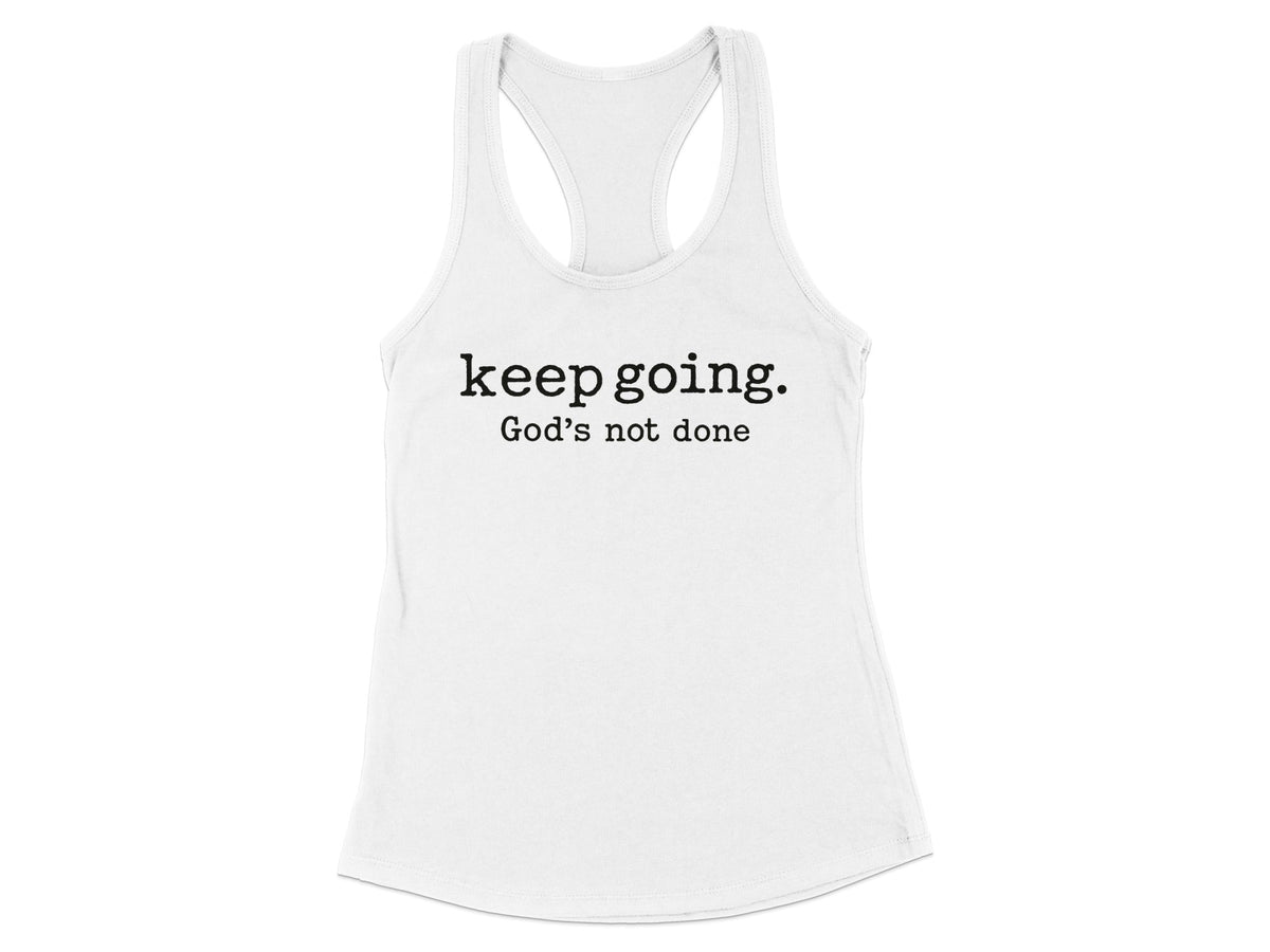 Keep Going Racerback Tank