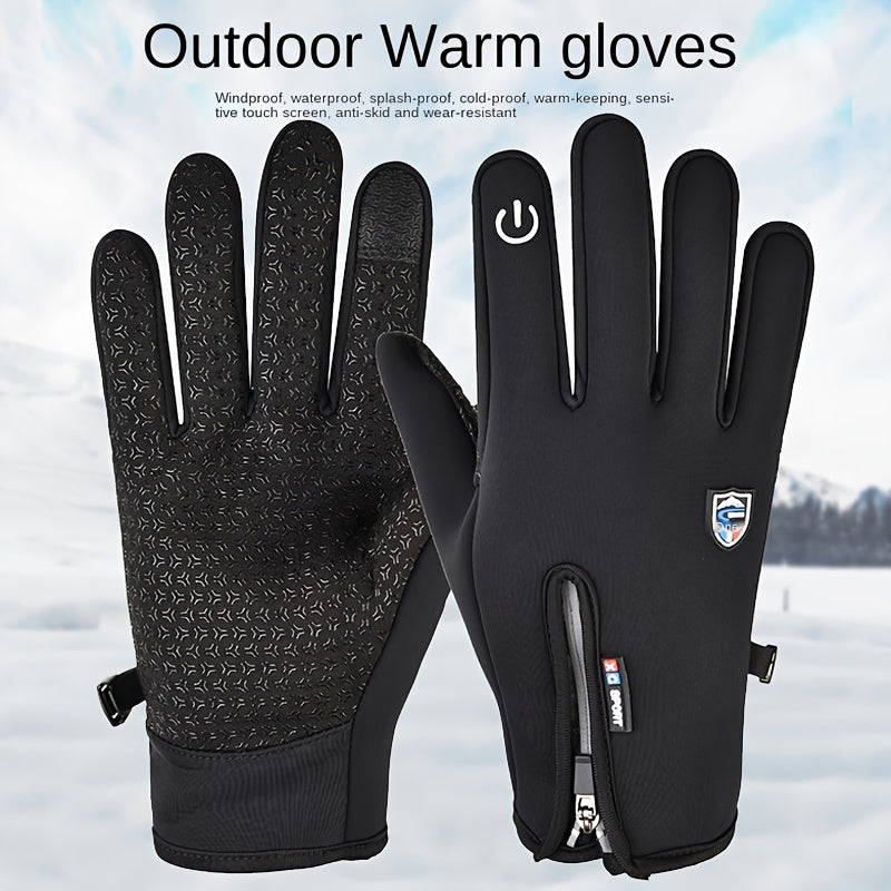 Rechargeable Heated Electric touchscreen Gloves