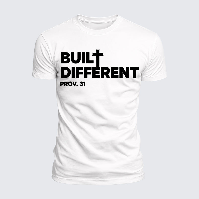 Luxe Mercerized Cotton Tee - Built Different Prov 31