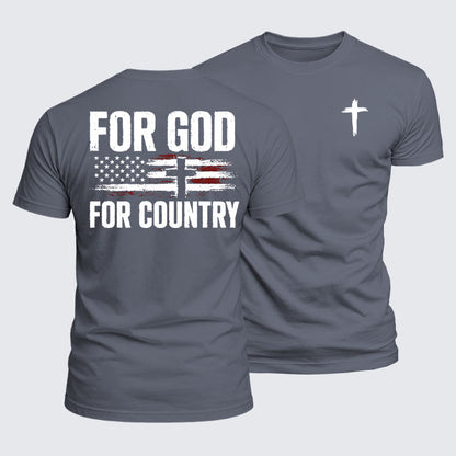 Luxe Mercerized Cotton Tee - For God For Country