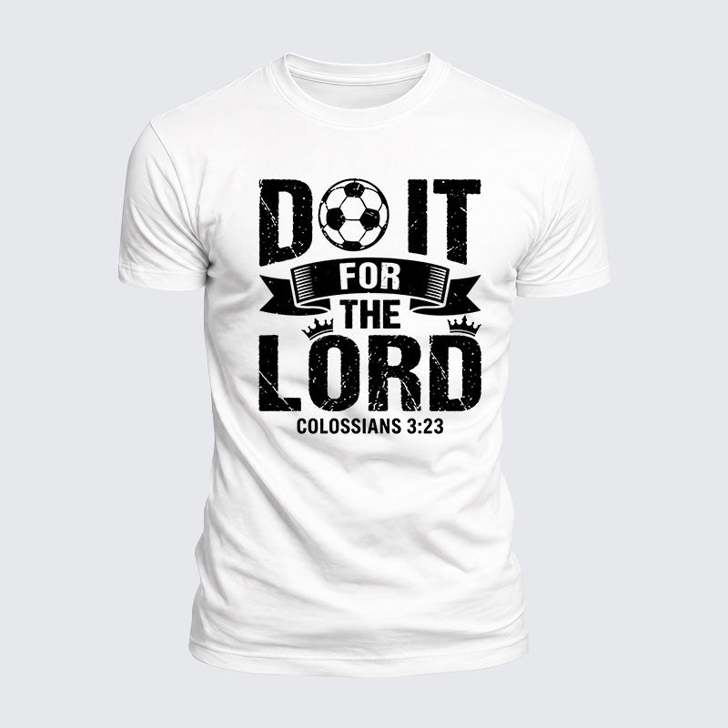 Luxe Mercerized Cotton Tee -  Do It For The Lord