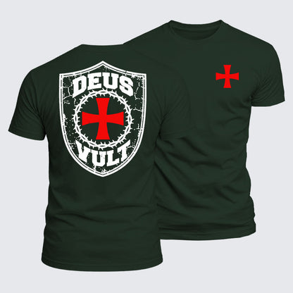 Luxe Mercerized Cotton Tee - Deus Vult