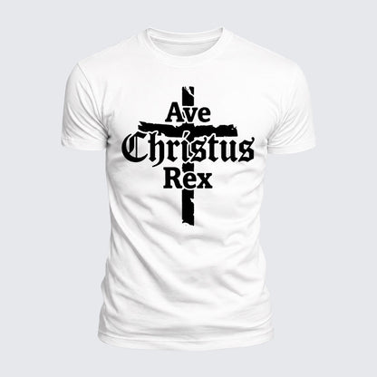 Luxe Mercerized Cotton Tee - Ave Christus Rex
