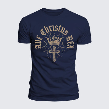 Luxe Mercerized Cotton Tee - Ave Christus Rex