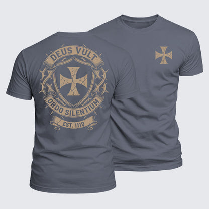Luxe Mercerized Cotton Tee - Deus Vult