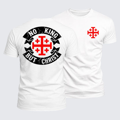 Luxe Mercerized Cotton Tee - No King But Christ