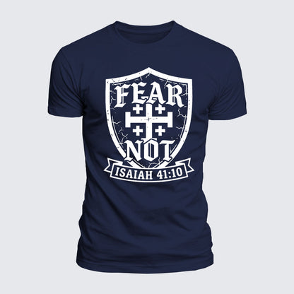 Luxe Mercerized Cotton Tee - Fear Not Isaiah 41:10