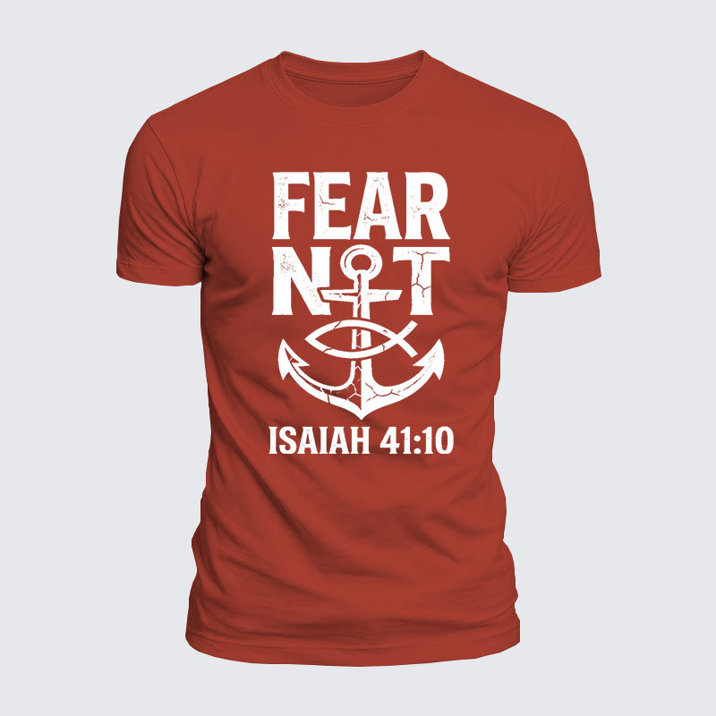 Luxe Mercerized Cotton Tee - Fear Not Isaiah 41:10