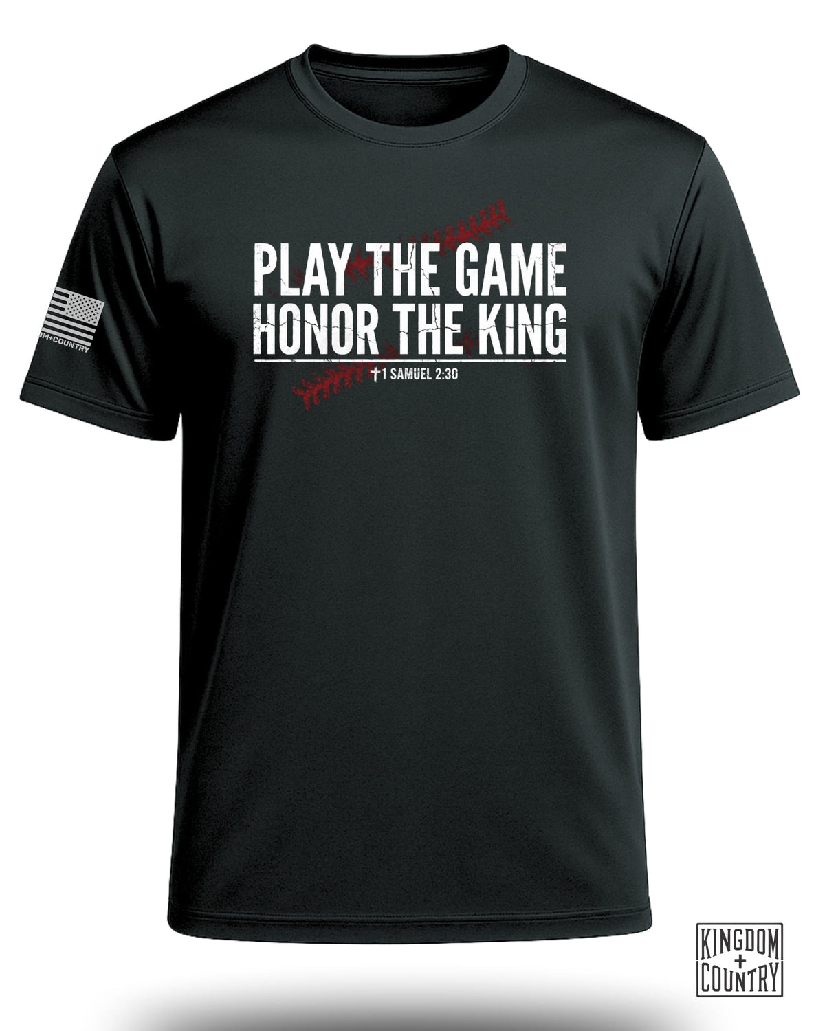 Play The Game Faith Baseball Performance Shirt