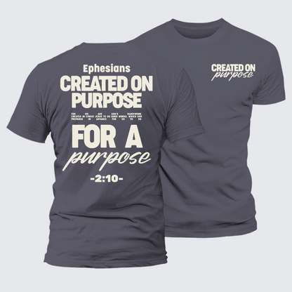 Luxe Mercerized Cotton Tee - Created On Purpose
