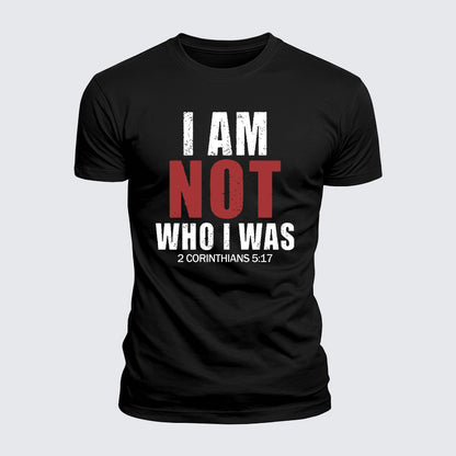 Luxe Mercerized Cotton Tee - I Am Not Who I Was