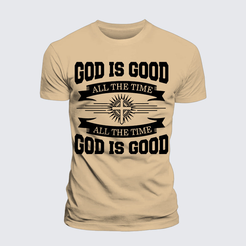 Luxe Mercerized Cotton Tee - God Is Good All The Time