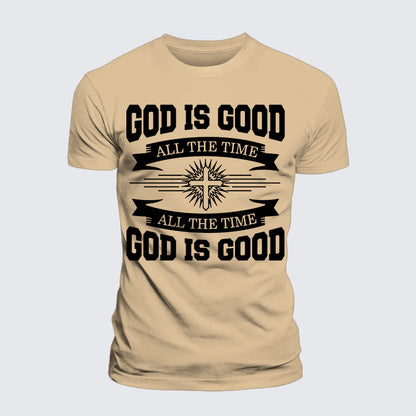 Luxe Mercerized Cotton Tee - God Is Good All The Time