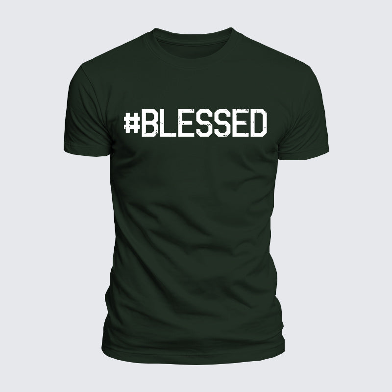 Luxe Mercerized Cotton Tee - Blessed