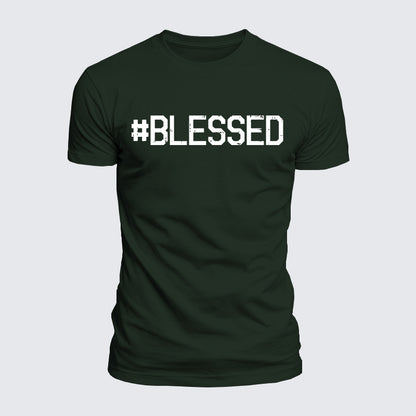 Luxe Mercerized Cotton Tee - Blessed