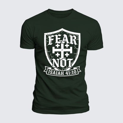 Luxe Mercerized Cotton Tee - Fear Not Isaiah 41:10