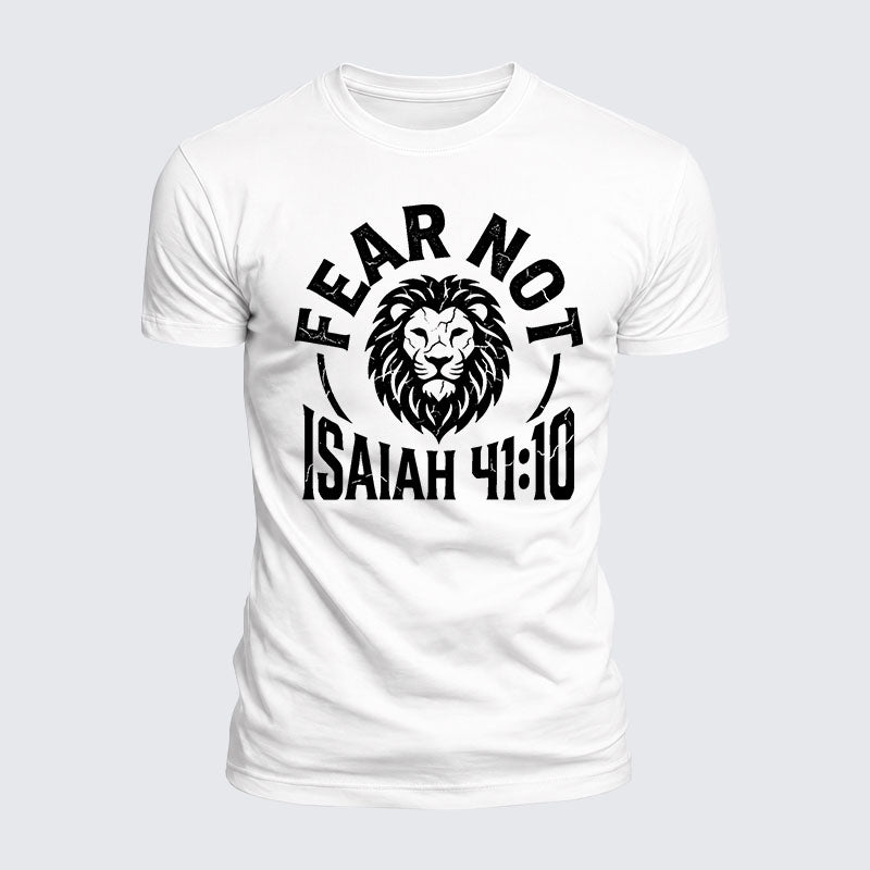 Luxe Mercerized Cotton Tee - Fear Not Isaiah 41:10