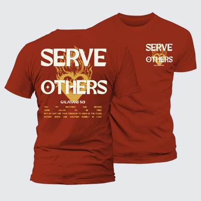 Luxe Mercerized Cotton Tee - Serve Others