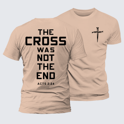 Luxe Mercerized Cotton Tee - The Cross Was Not The End