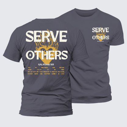 Luxe Mercerized Cotton Tee - Serve Others