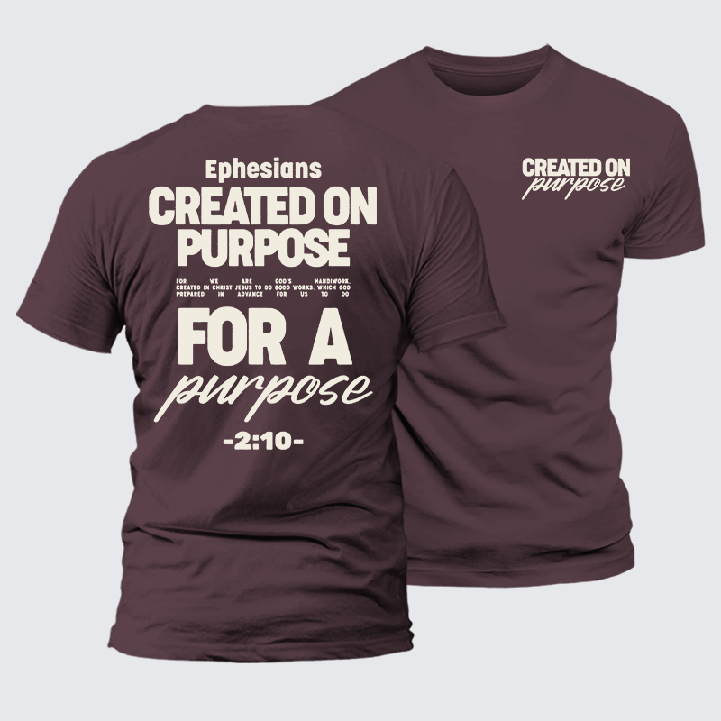 Luxe Mercerized Cotton Tee - Created On Purpose