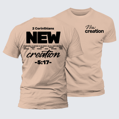 Luxe Mercerized Cotton Tee - New Creation