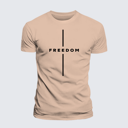 Luxe Mercerized Cotton Tee - Freedom Is Not Free