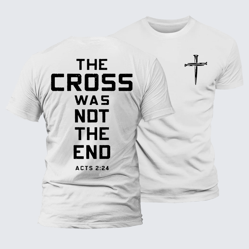 Luxe Mercerized Cotton Tee - The Cross Was Not The End