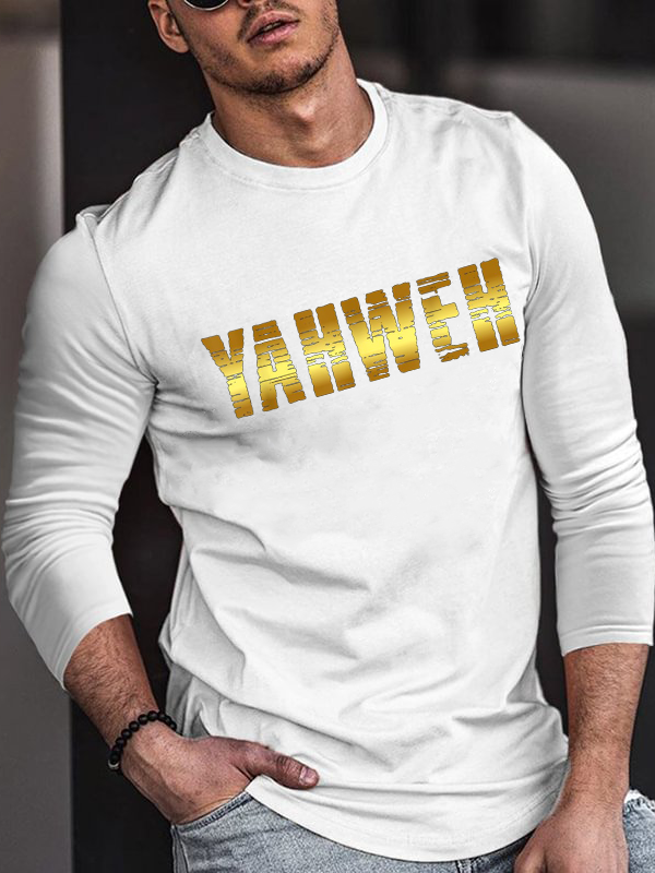 Yahweh Shirt Hebrew Israelite Judah Yah YHVH Elohim Yahuwah Long Sleeve T-Shirt