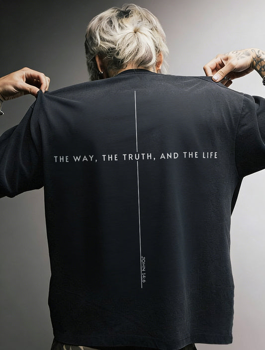 The Way The Truth And The Life Printed Men's T-shirt