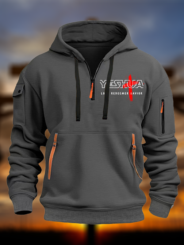 Yeshua Lord Redeemer Savior Jesus God Christian Zipper Hoodies