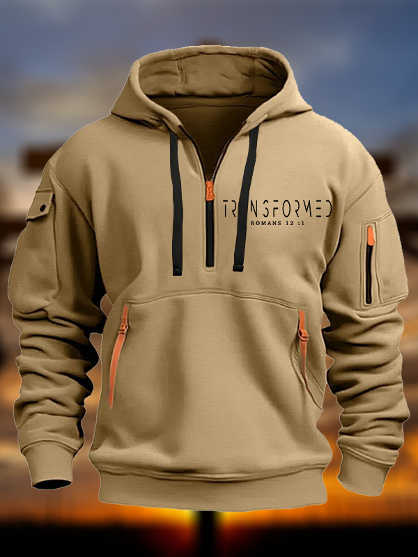 Transformed Romans Jesus God Christian Zipper Hoodies