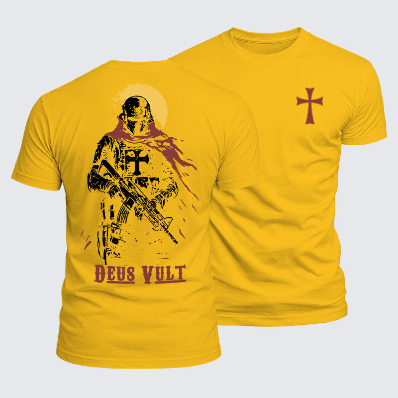 Luxe Mercerized Cotton Tee -  Deus Vult