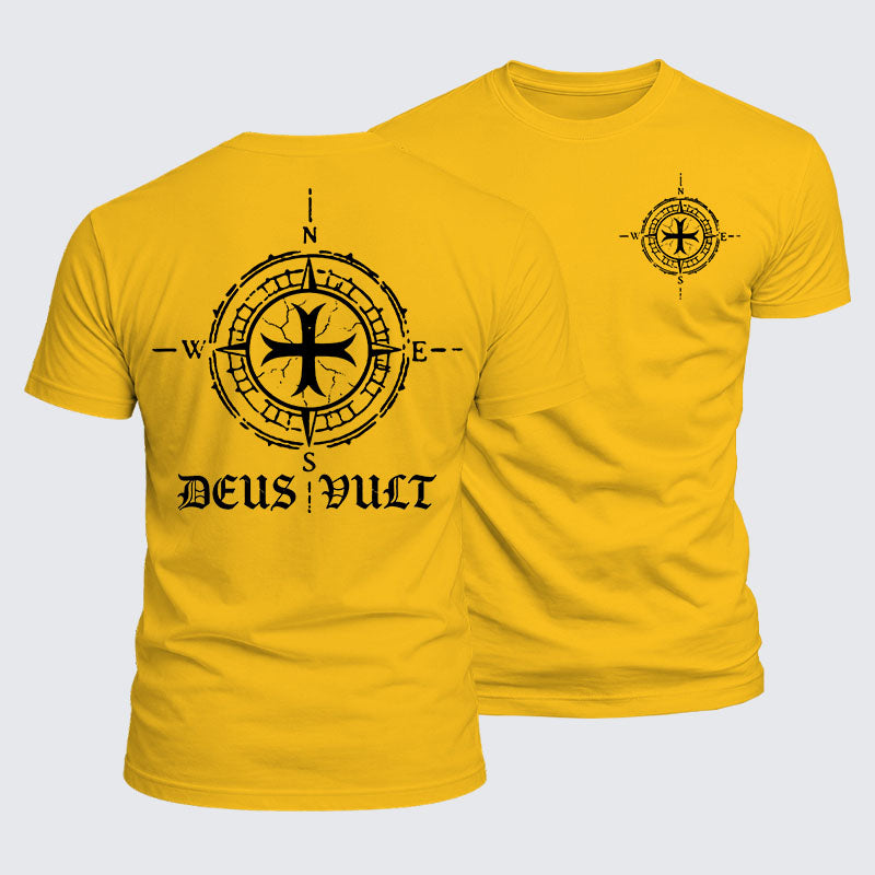 Luxe Mercerized Cotton Tee -  Deus Vult