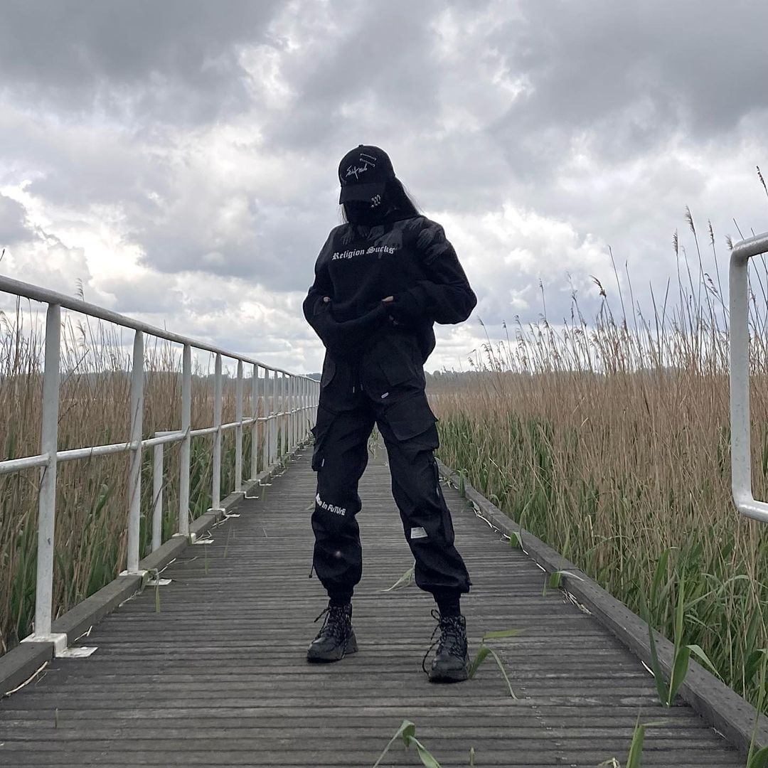 Techwear Thickened Casual Cargo Pants