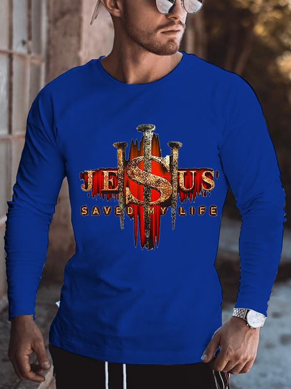 Jesus Saved My Life Long Sleeve T-Shirt