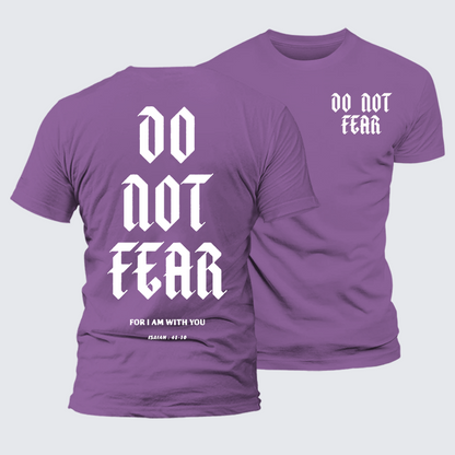 Luxe Mercerized Cotton Tee - Do Not Fear