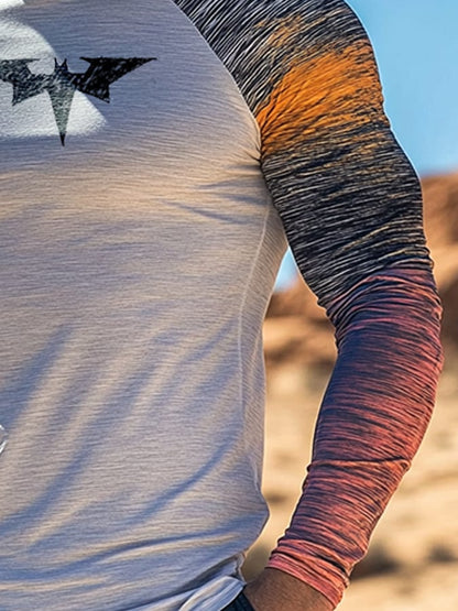 Men's Outdoor Sun Protection Breathable Cool Hooded Sun Protection Long Sleeve Top