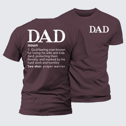 Luxe Mercerized Cotton Tee - Dad See Also Prayer Warrior