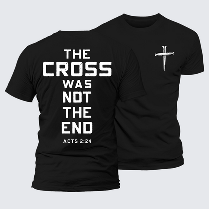 Luxe Mercerized Cotton Tee - The Cross Was Not The End