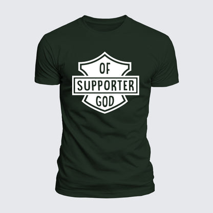 Luxe Mercerized Cotton Tee - Of Support God
