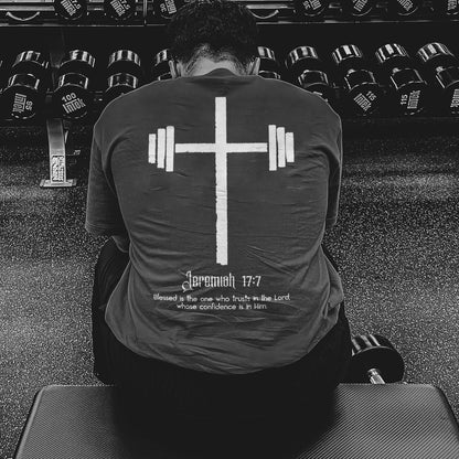 Jeremiah 17:7 Blessed Is The One Who Trusts In The Lord Printed Men's T-shirt