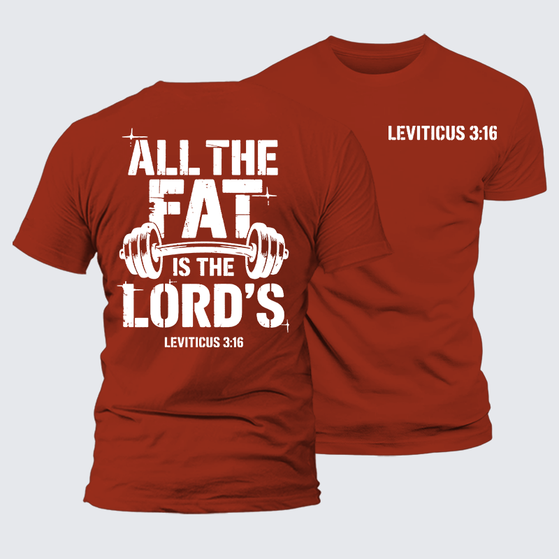 Luxe Mercerized Cotton Tee - All The Fat Is The Lord's