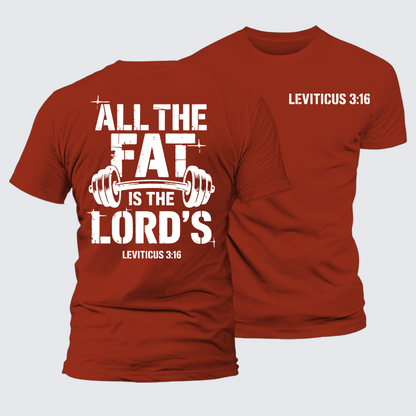 Luxe Mercerized Cotton Tee - All The Fat Is The Lord's