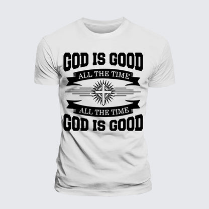 Luxe Mercerized Cotton Tee - God Is Good All The Time